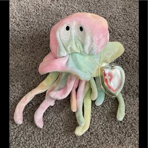 Goochy 1999 Ty Beanie Baby Octopus-new with error!